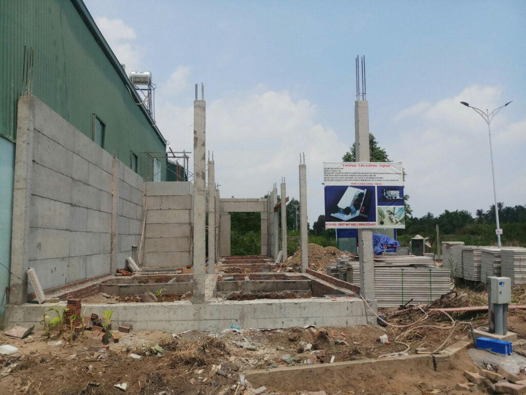 Công trình nhà phố xây bằng tấm bê tông nhẹ N-EPS tại KDC Vĩnh Phú 01, Phường Vĩnh Phú, Tp. Thuận An