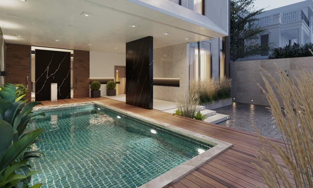 Biệt Thự Villa 3 Tầng 13x21m Thiết Kế Hiện đại