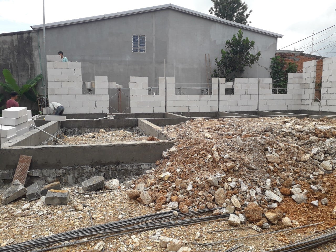 Xây Nhà Cấp 4 bằng Gạch Nhẹ AAC