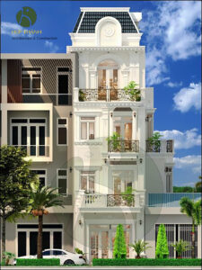 Nhà phố bán cổ điển 3 tầng tại quận 2