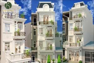 Nhà phố bán cổ điển 3 tầng tại quận 2