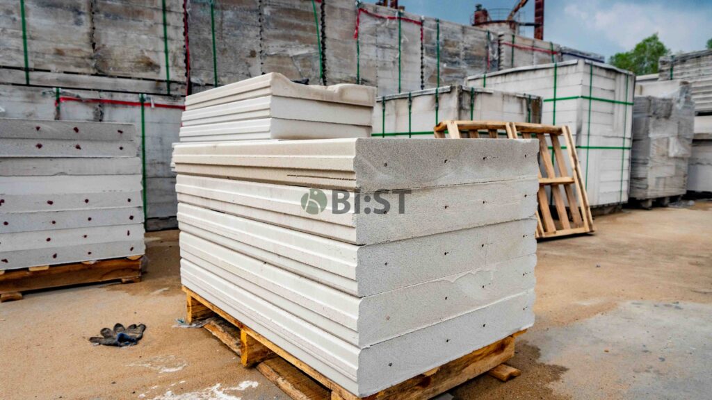 tấm panel alc bê tông khí chưng áp dành cho thi công sàn, mái, tường chịu lực
