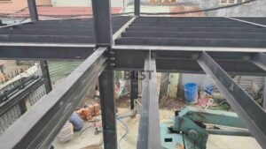 Nhà phố kết cấu thép, sàn âm Hiệp Bình Chánh