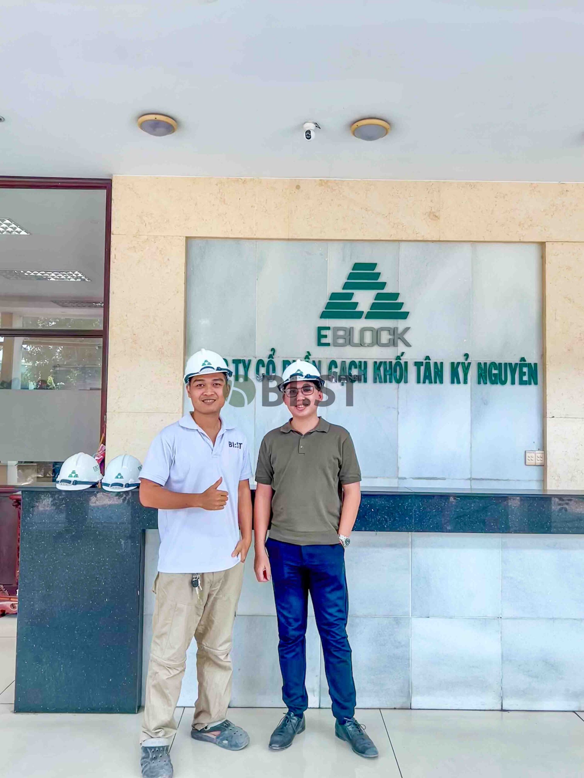 BI:ST Thân Thiện tại nhà máy sản xuất gạch AAC bê tông khí chưng áp Eblock